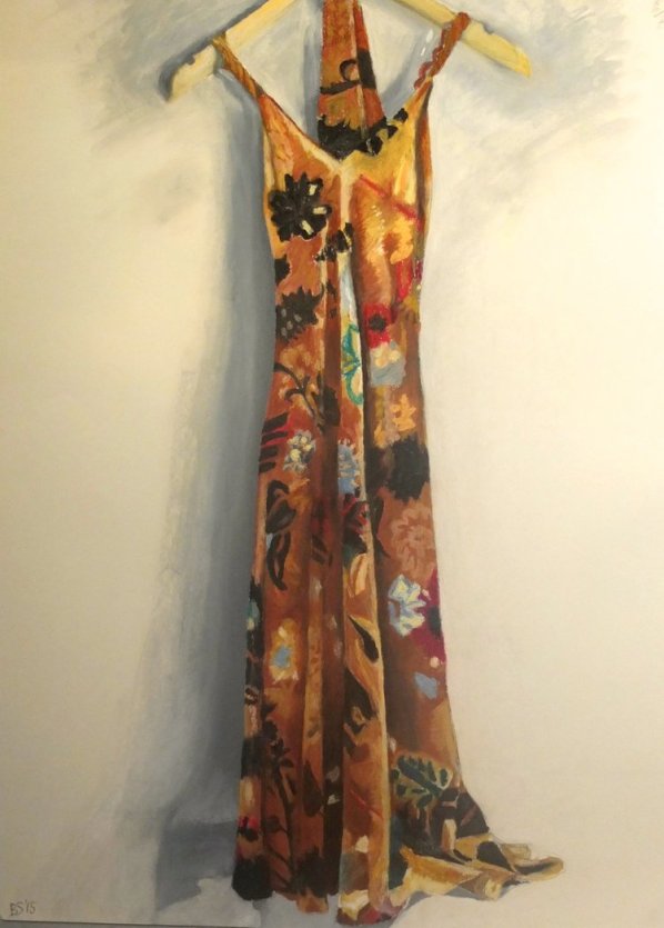 The Velvet Dress- 85cm x 60cm